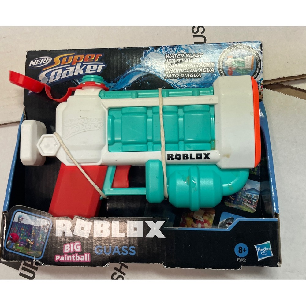 NERF Super Soaker Roblox BIG Paintball!: Guass Water Blaster